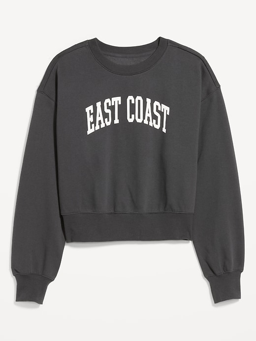 Image number 8 showing, SoComfy Graphic Drop-Shoulder Crew-Neck Sweatshirt