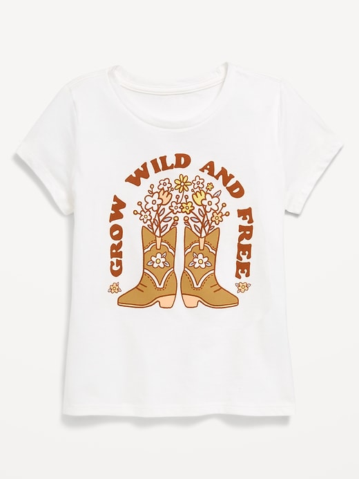 View large product image 1 of 1. Short-Sleeve Graphic T-Shirt for Girls