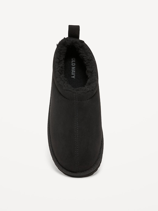 View large product image 2 of 4. Faux-Suede Mule Slippers for Boys