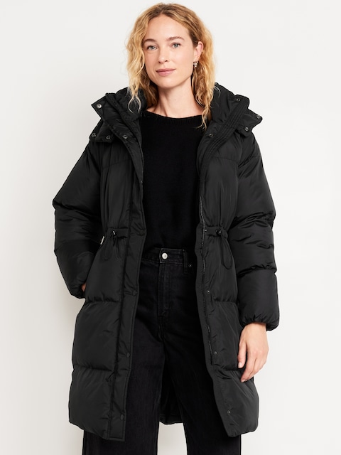 Veste rembourrée matelassée longue hydrorésistante