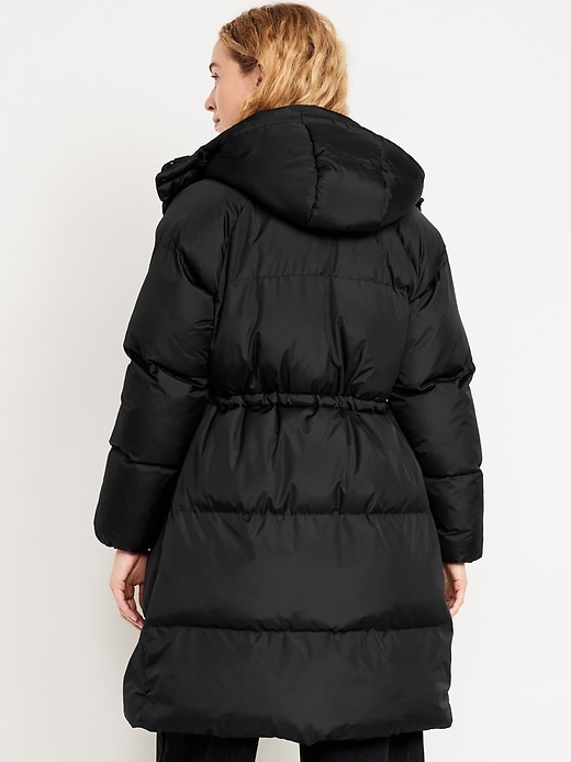 Image number 2 showing, Water-Resistant Quilted Long Puffer Jacket