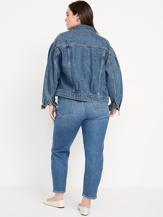 L'image numéro 6 présente Jean OG droit à Chaleur intégrée taille haute longueur cheville