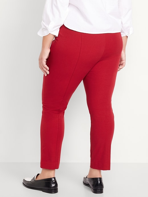 L'image numéro 8 présente Pantalon Pixie élégant ajusté à taille très haute