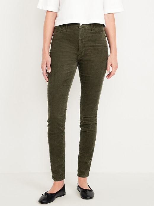 Image number 2 showing, High-Waisted Rockstar Super-Skinny Jeans