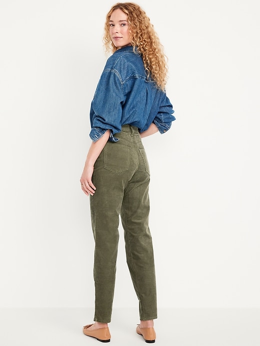 Image number 3 showing, High-Waisted OG Straight Corduroy Ankle Pants