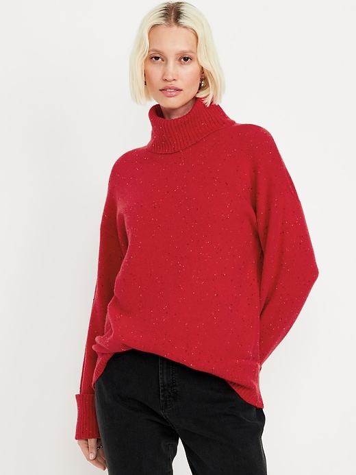 Image number 1 showing, SoSoft Turtleneck Tunic Sweater