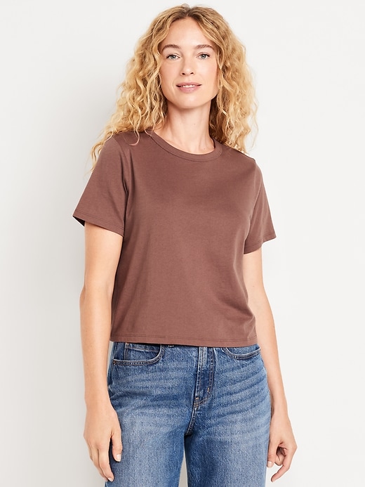 Image number 1 showing, EveryWear Crop T-Shirt