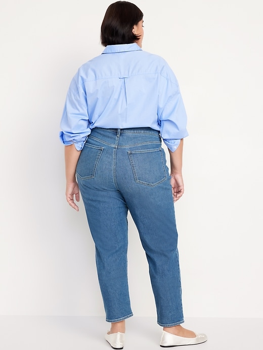 L'image numéro 8 présente Jean OG droit à Chaleur intégrée taille haute longueur cheville