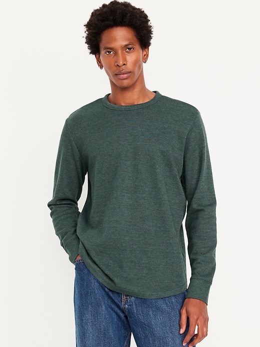 Image number 1 showing, Long-Sleeve French Rib T-Shirt