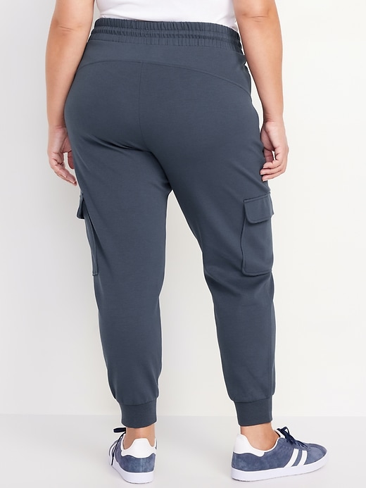 Image number 7 showing, High-Waisted Dynamic Fleece Cargo Joggers