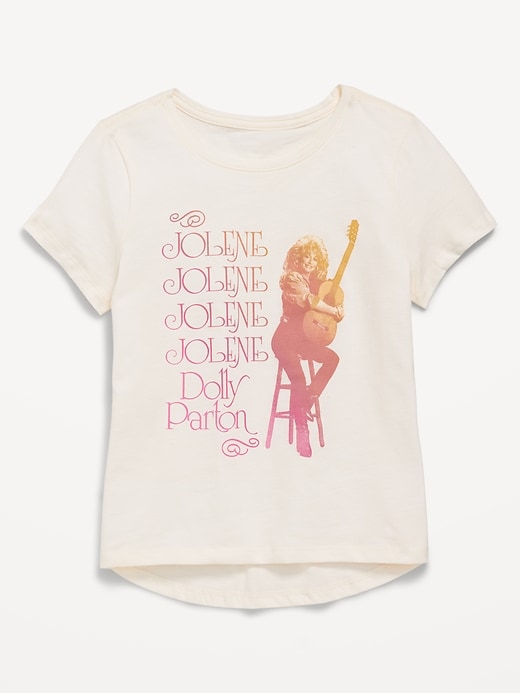 Voir une image plus grande du produit 1 de 1. T-shirt à imprimé sous licence à manches courtes pour fille