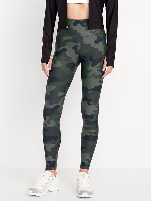 Image number 1 showing, High-Waisted PowerSoft Full-Length Pocket Leggings