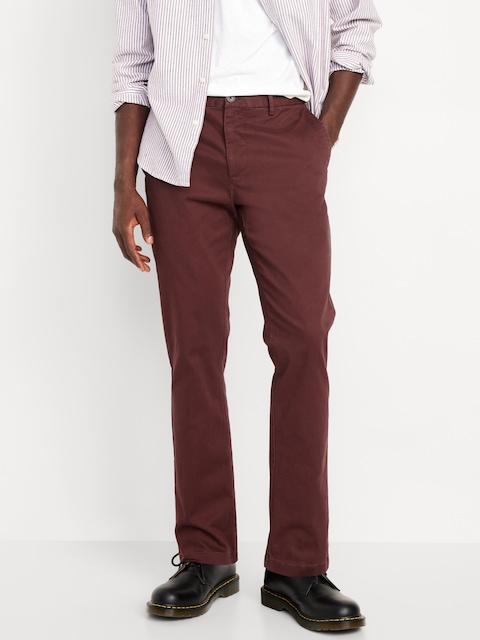 Chino droit Première nécessité - Orange