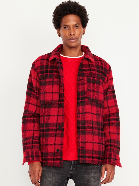 Veste-chemise en Sherpa à doublure douillette