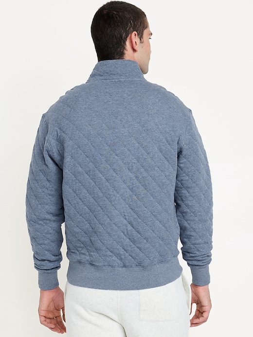 Image number 2 showing, Quilted Fleece Pullover