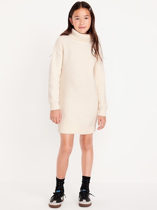 Voir une image plus grande du produit 1 de 4. Robe SoSoft à manches longues et à mailles perlées pour fille