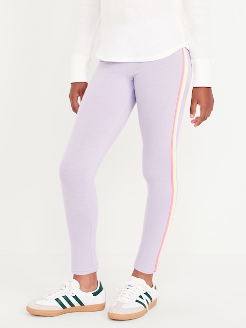 Rainbow Stripe Leggings for Girls