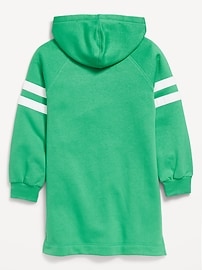 View large product image 4 of 4. Long-Sleeve Hooded Fleece Dress for Girls