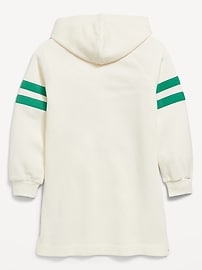 View large product image 4 of 4. Long-Sleeve Hooded Fleece Dress for Girls