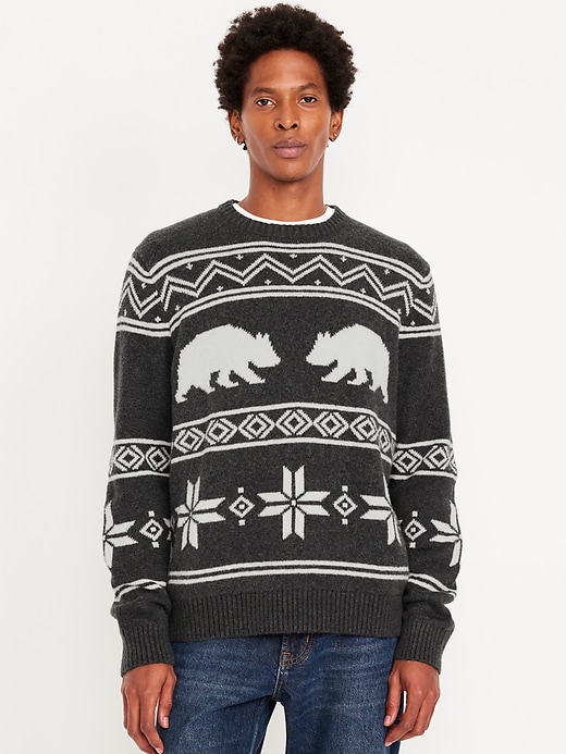 Image number 1 showing, SoSoft Fair Isle Sweater