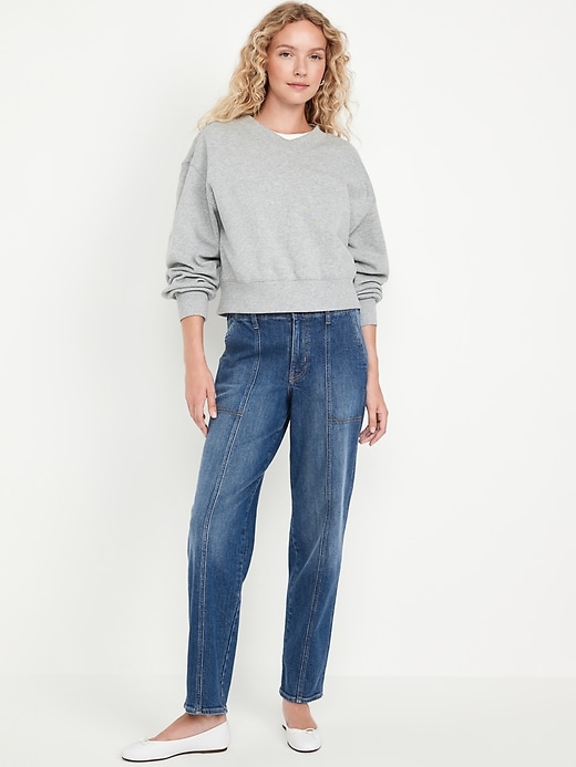 Image number 1 showing, High-Waisted OG Loose Utility Jeans