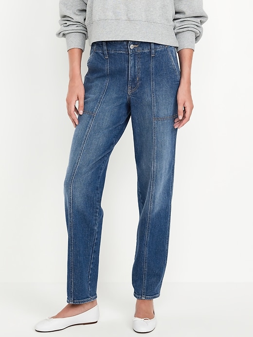 Image number 2 showing, High-Waisted OG Loose Utility Jeans