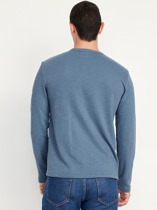 Image number 6 showing, Long-Sleeve Textured T-Shirt