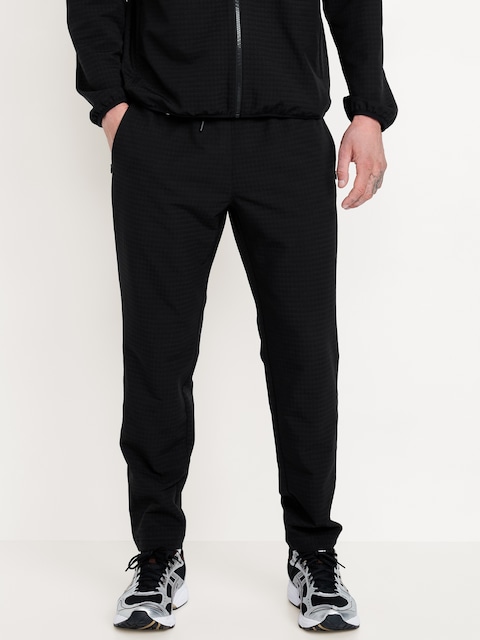 Textured Woven Performance Joggers