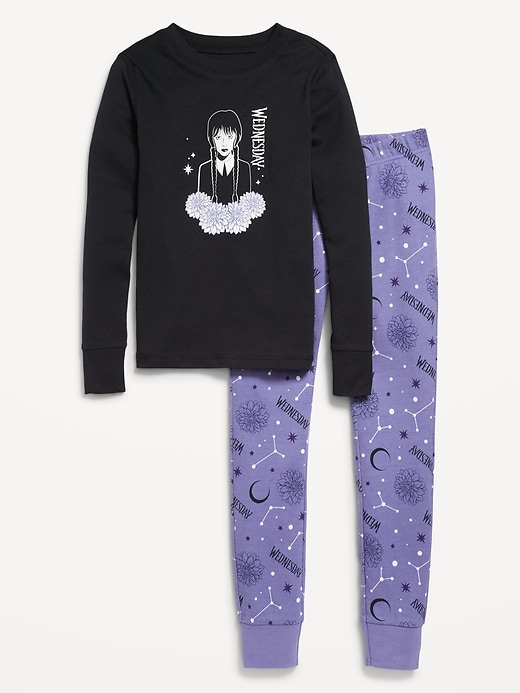 L'image numéro 3 présente Pyjama ajusté à imprimé sous licence pour Fille