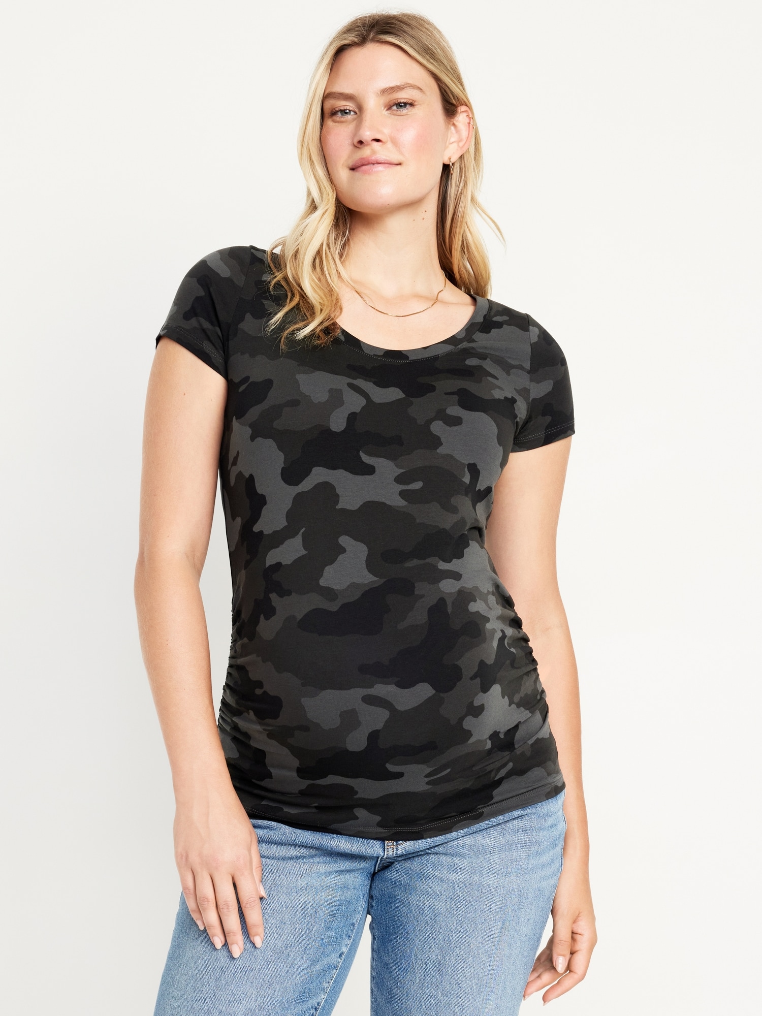 Maternity Scoop-Neck T-Shirt