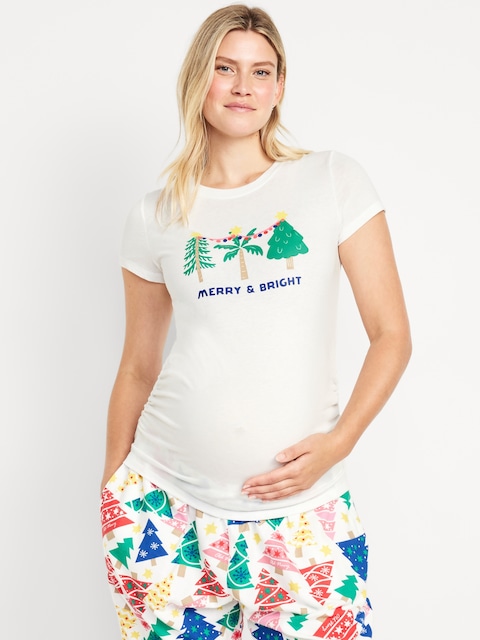 Maternity Gifting Graphic T-Shirt - Gray