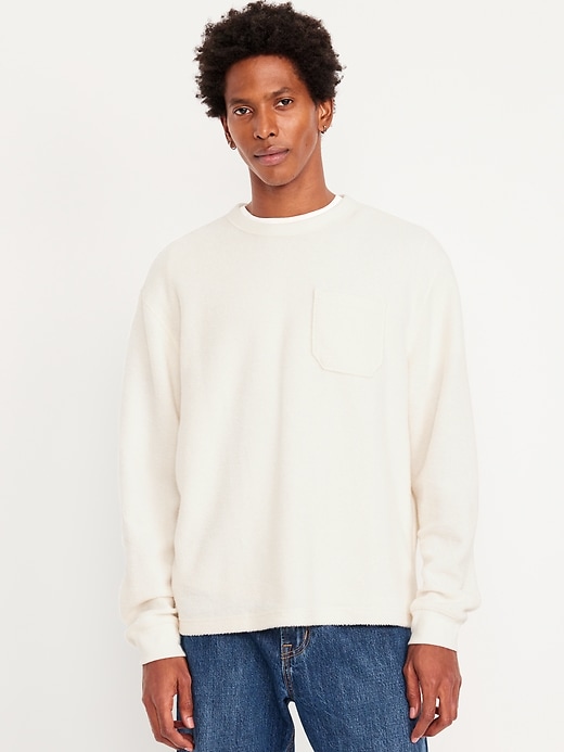 Image number 1 showing, Terry Crew-Neck Sweatshirt