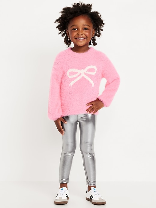 Voir une image plus grande du produit 1 de 2. Legging pleine longueur brillant pour Toute-petite fille