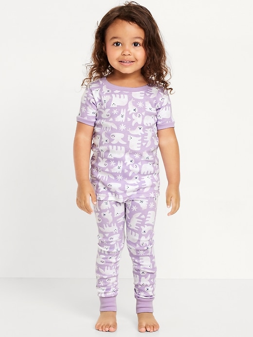 Voir une image plus grande du produit 1 de 3. Pyjama ajusté à motif pour tout-petit et bébé