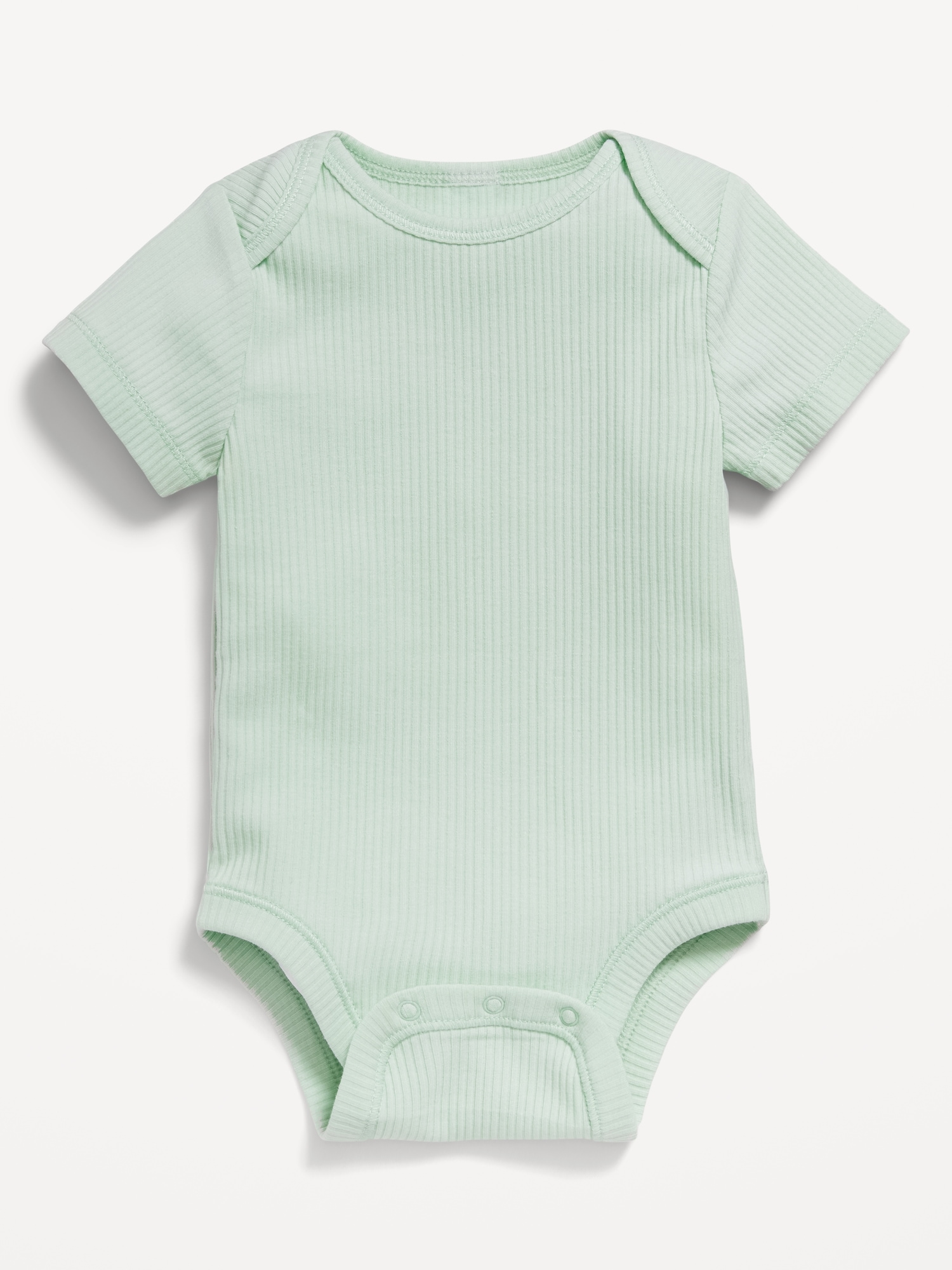 Short-Sleeve Ribbed Bodysuit for Baby