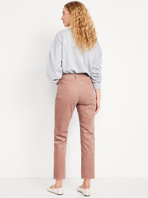 Image number 3 showing, High-Waisted OG Straight Corduroy Ankle Pants