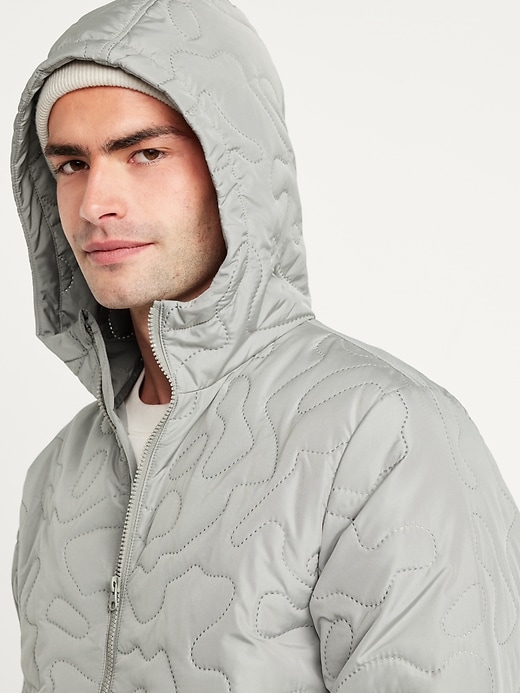 Image number 8 showing, Water-Resistant Quilted Zip Jacket