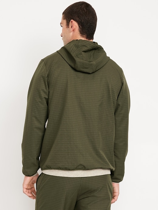 Image number 8 showing, Textured Zip Performance Hoodie