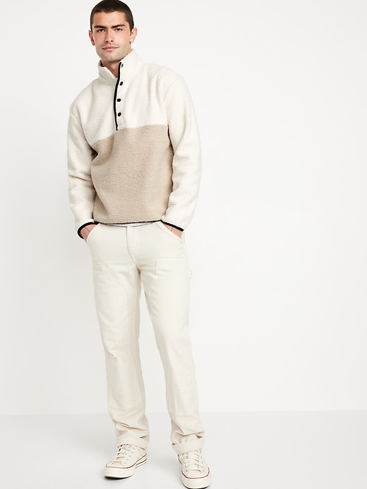 Image number 3 showing, Bouclé Sherpa Quarter-Snap Pullover