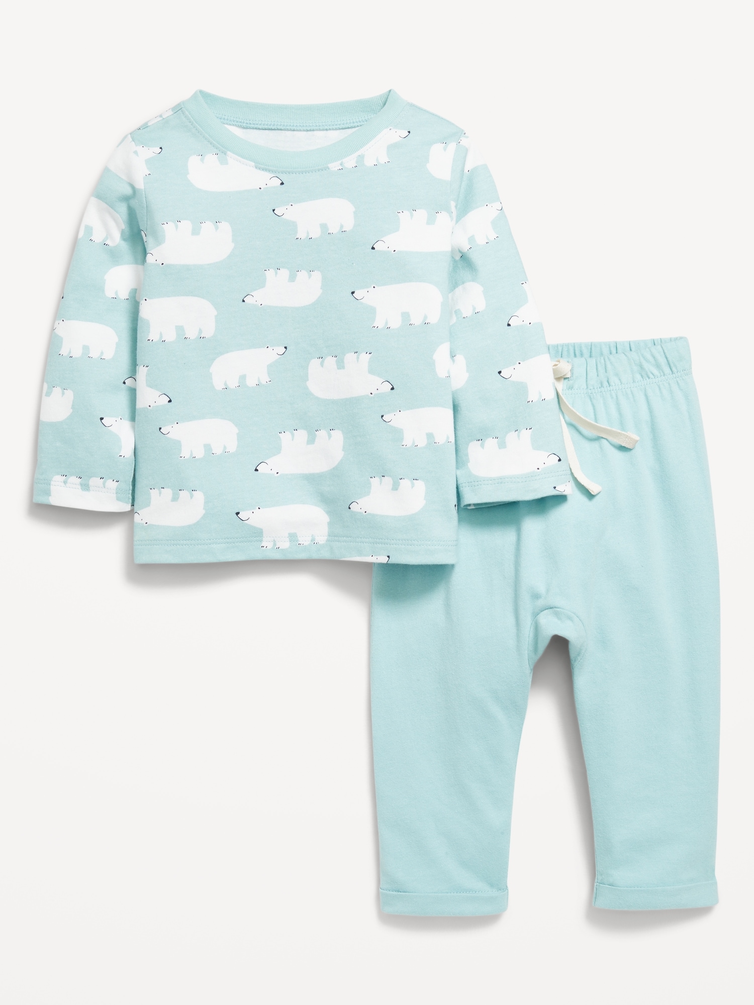 Long-Sleeve T-Shirt and Pants Set for Baby