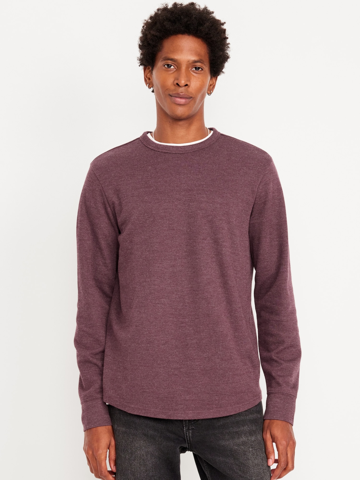 Long-Sleeve French Rib T-Shirt