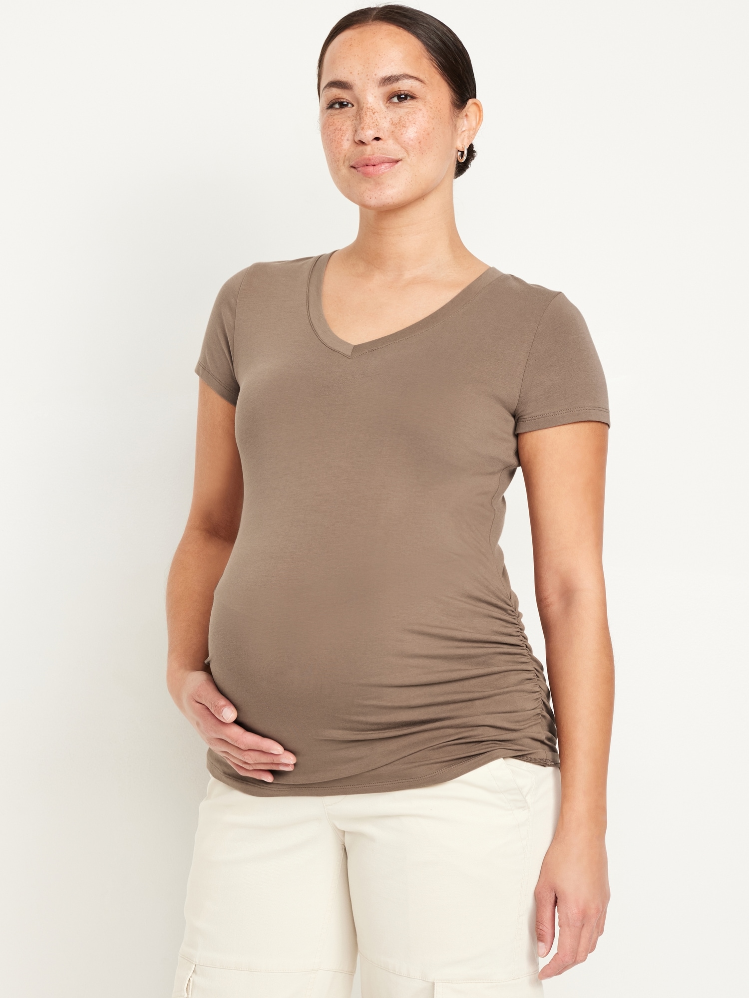 Maternity V-Neck T-Shirt