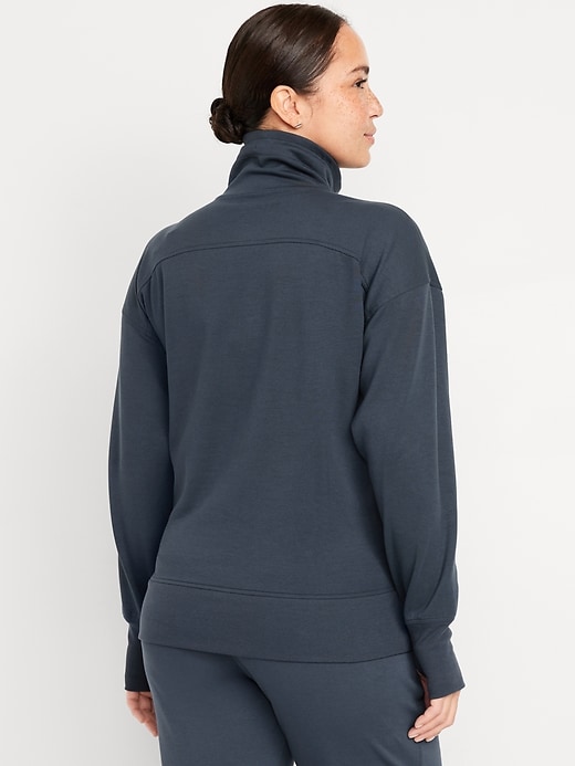 Image number 4 showing, Maternity Dynamic Fleece Half Zip