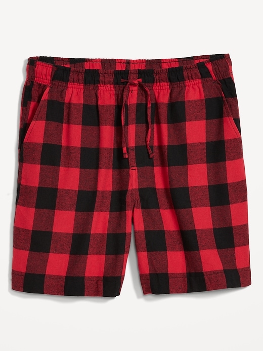 Image number 1 showing, Flannel Pajama Shorts