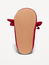 Voir une image plus grande du produit 4 de 4. Ballerines en toile à nœud pour bébé