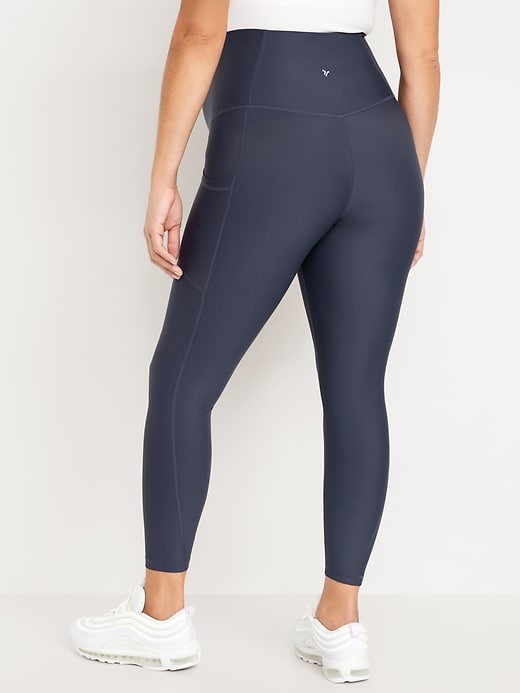 Image number 2 showing, Maternity Full-Panel PowerSoft 7/8 Leggings