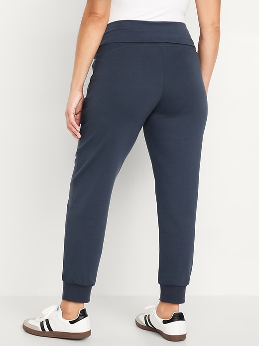 Image number 3 showing, Maternity Dynamic Fleece Rollover Waist Joggers