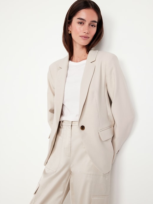 Image number 3 showing, Taylor Fitted Suit Blazer