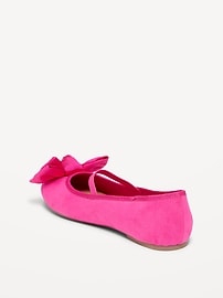 Voir une image plus grande du produit 4 de 4. Ballerines à boucle en faux suède pour fille