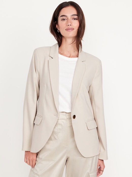 Image number 1 showing, Taylor Fitted Suit Blazer